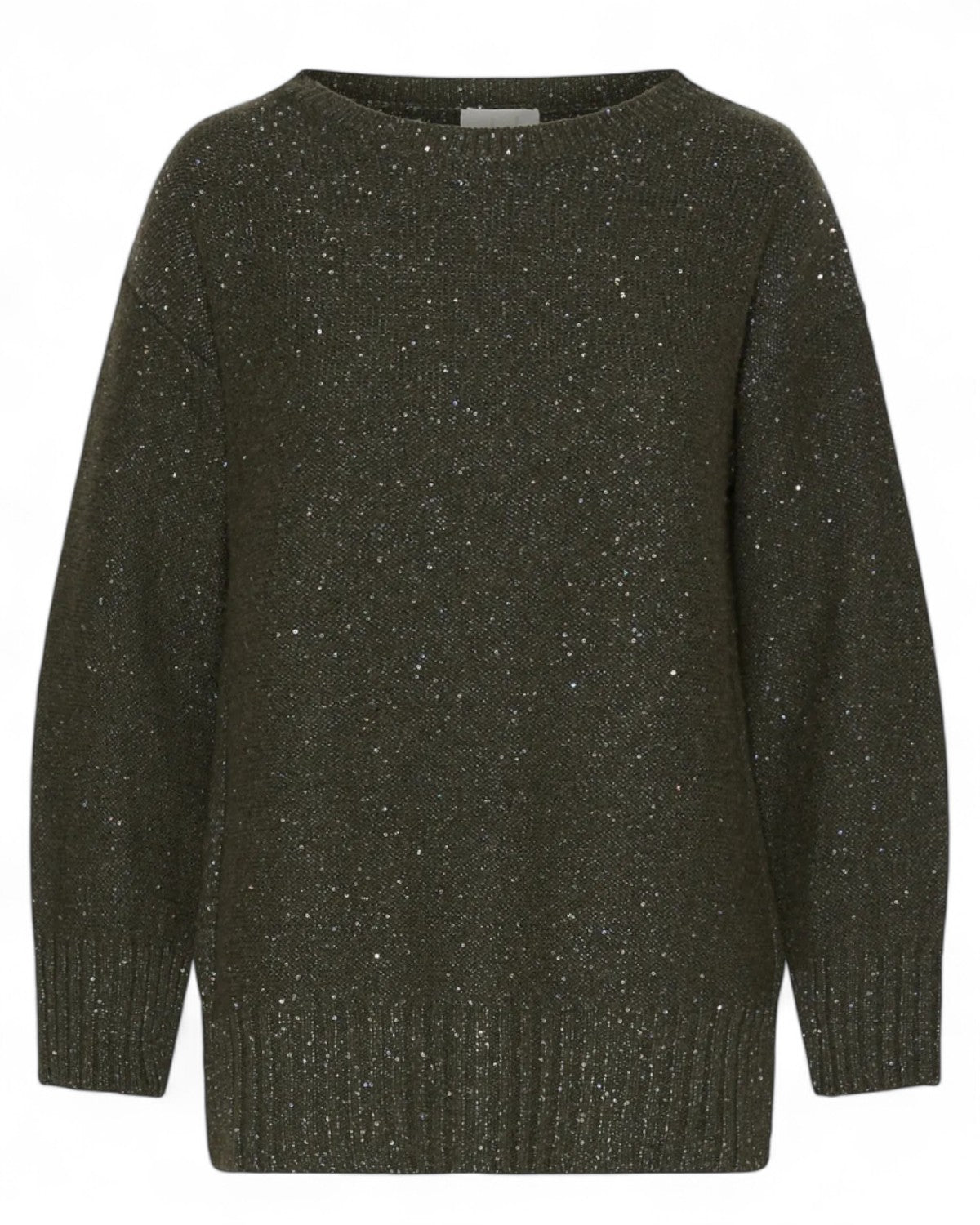 Maglia dritta con paillettes e spacchi laterali-Marella-Maglieria-Vittorio Citro Boutique