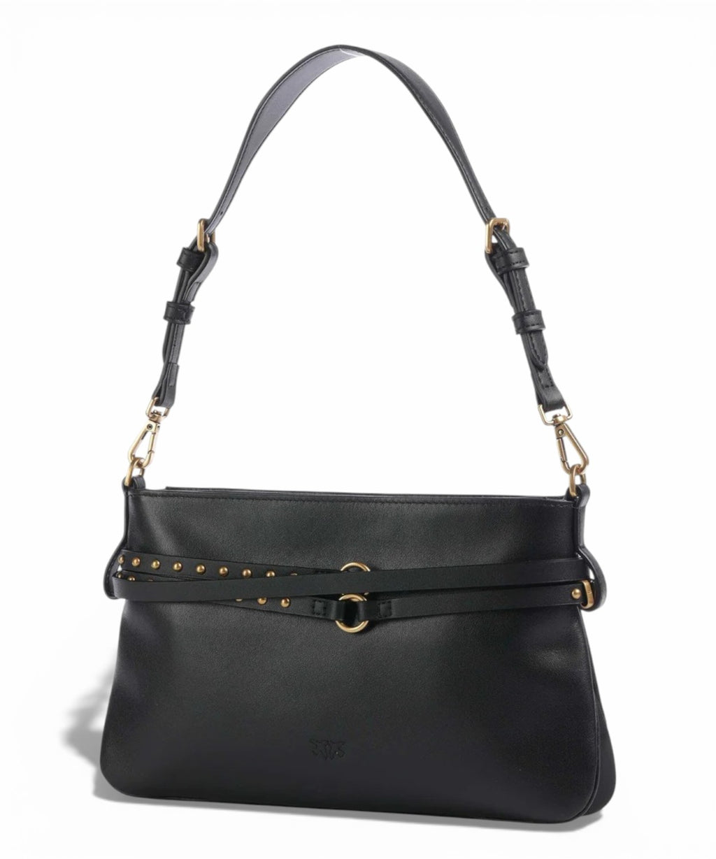 Pinko Belt Mini Shoulder Bag in Leather