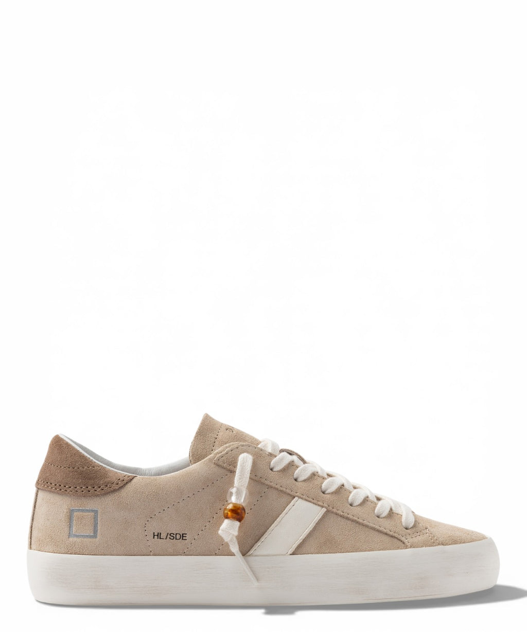 D.A.T.E. Hill Low Suede Beige Sneakers