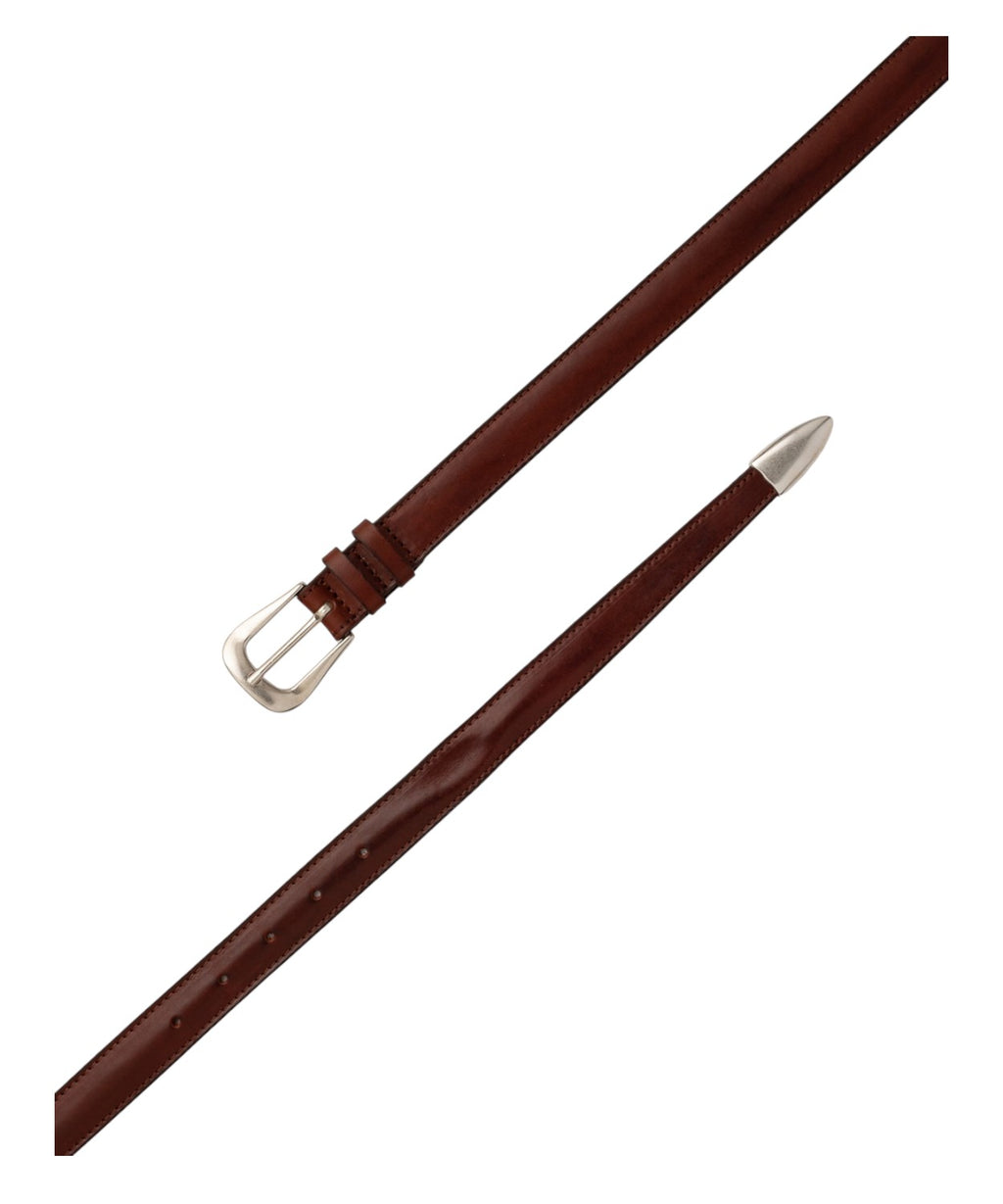 Cintura Punta Lunga Bull Soft in Cuoio 2,5 cm
