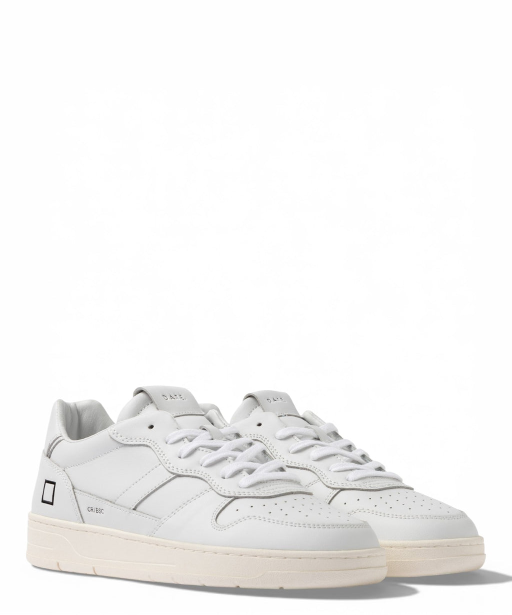 D.A.T.E. Court 2.0 Basic White Sneakers