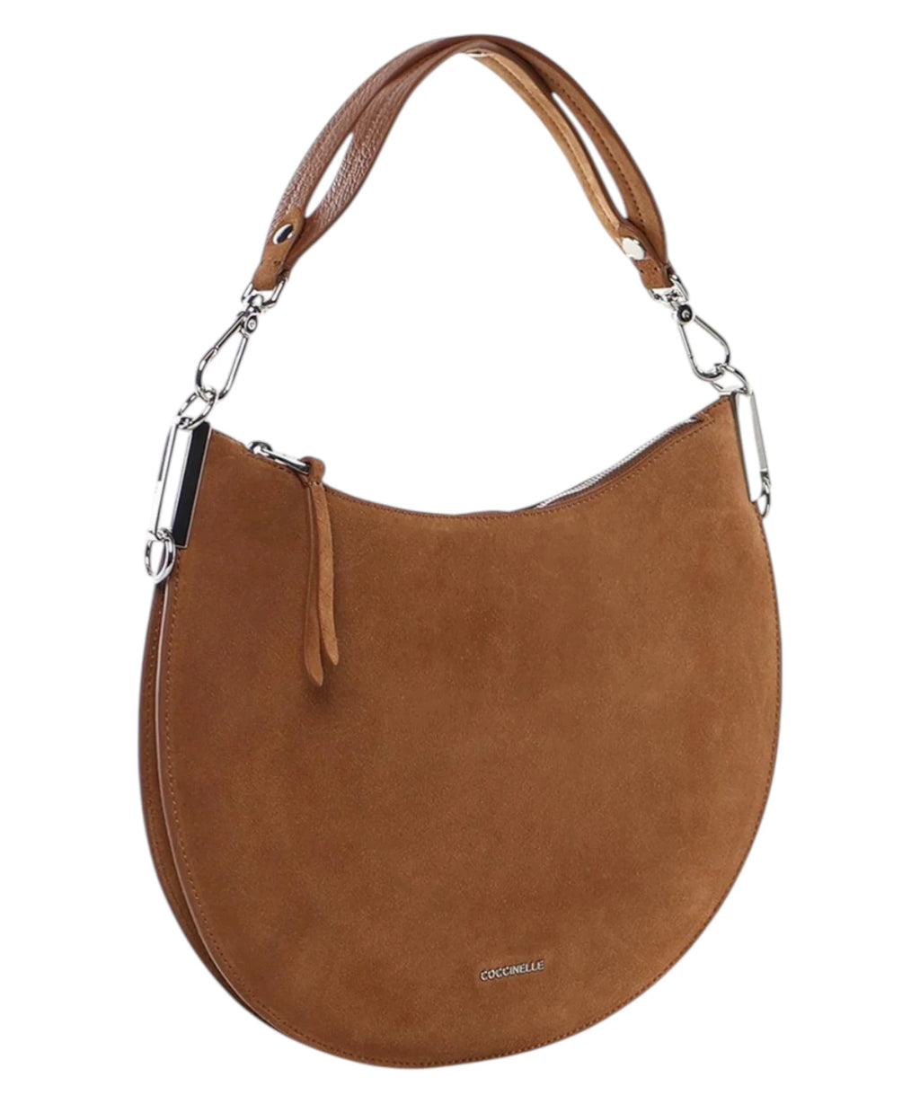 Coccinelle Sunup Medium Suede Bag