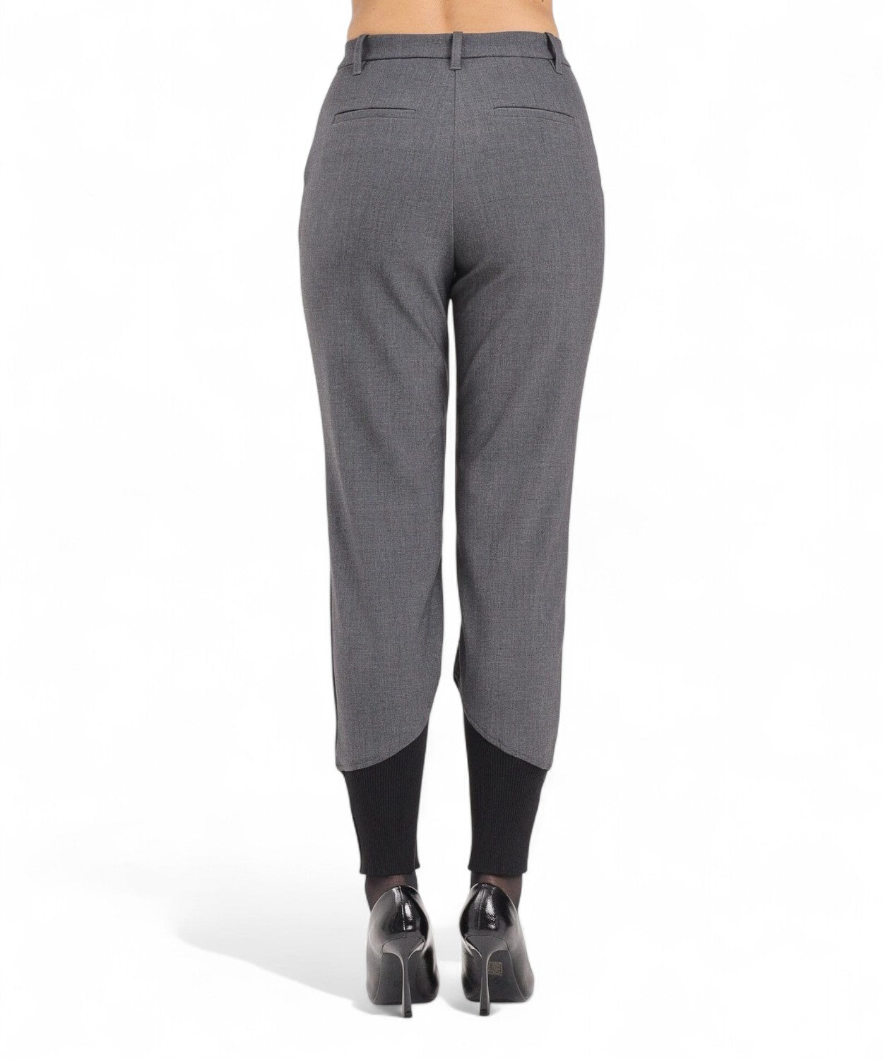 Pantaloni Jogger Pinko Casta in Misto Lana