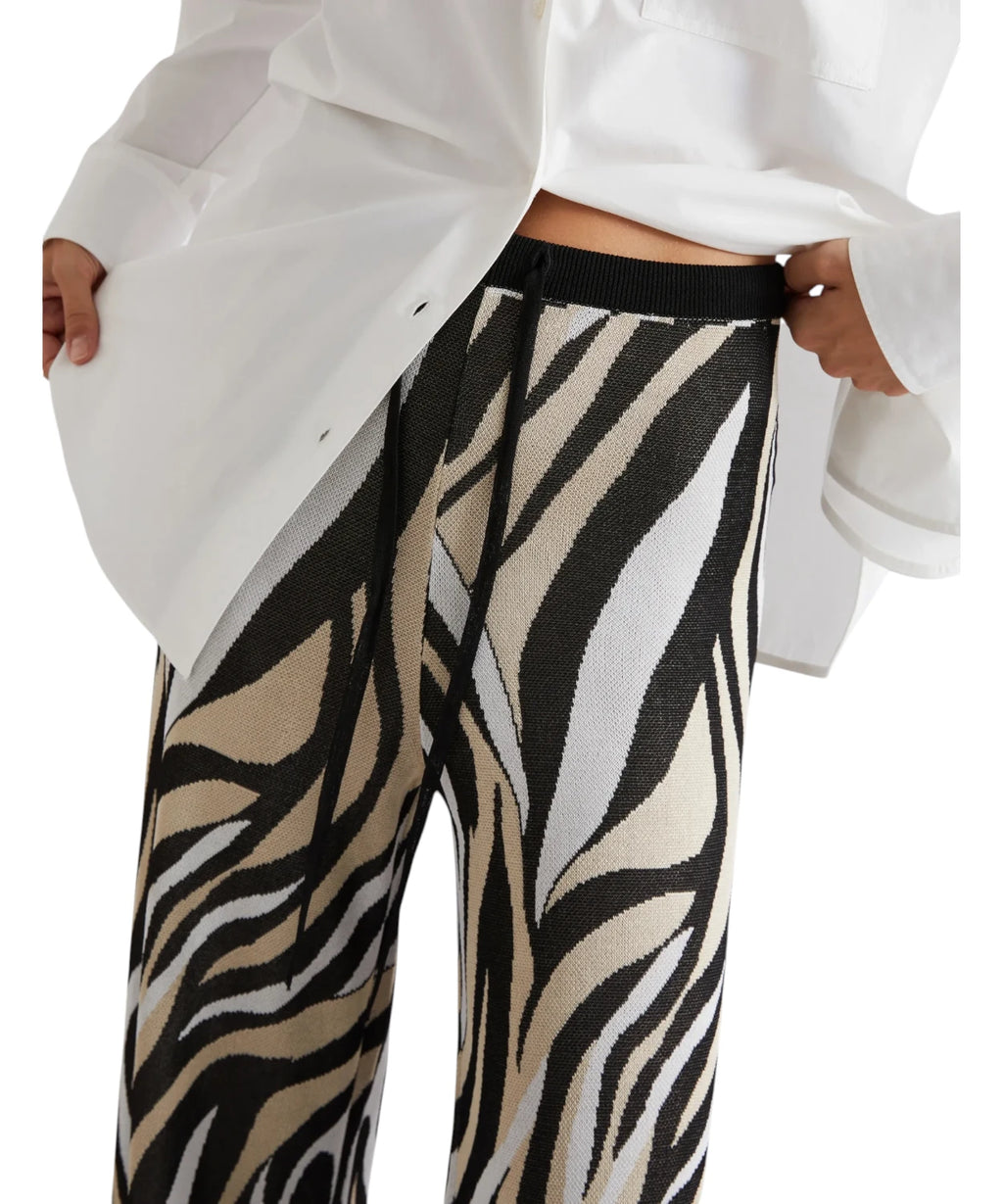 Marella NEMBI Jacquard Viscose Trousers