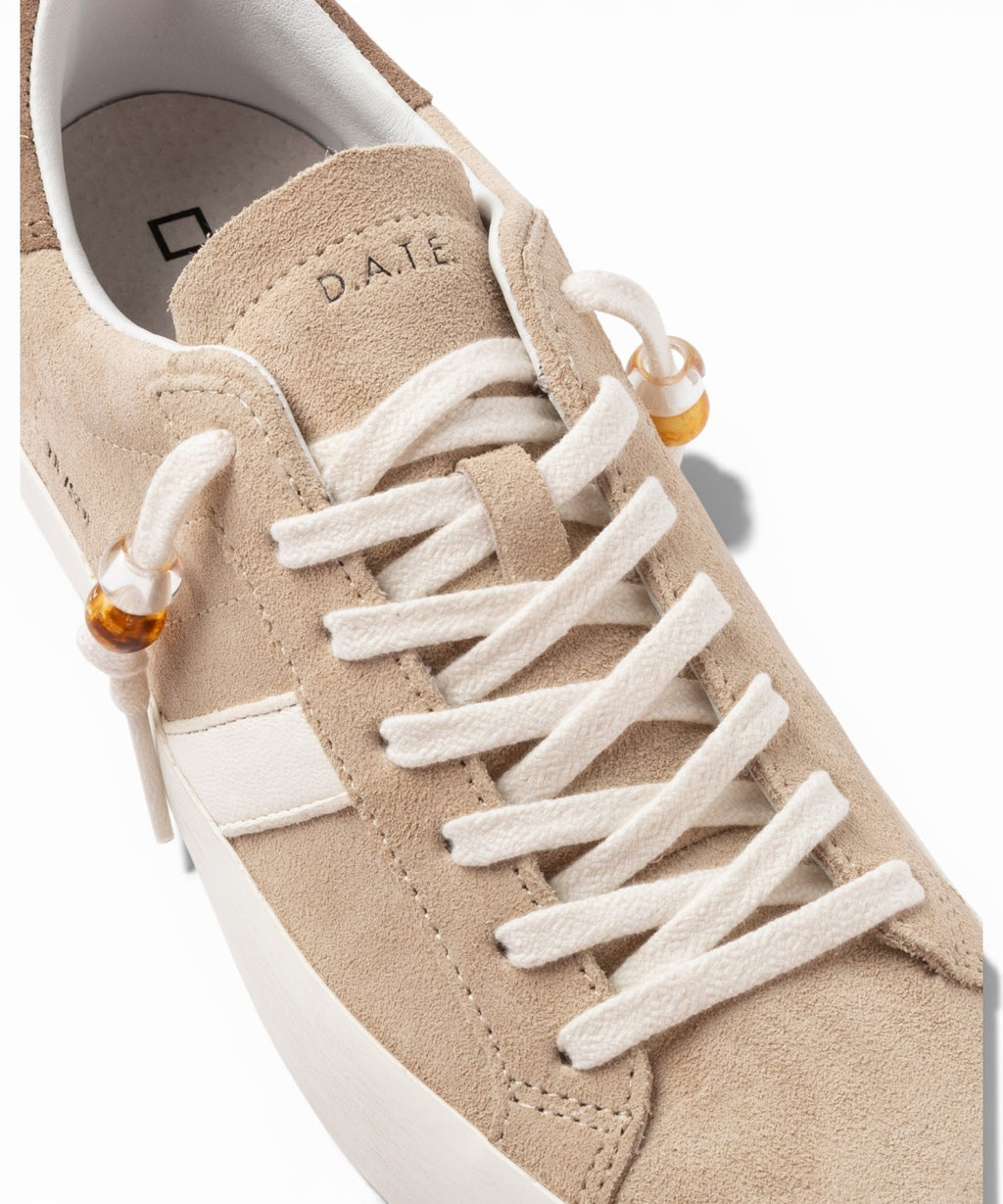 D.A.T.E. Hill Low Suede Beige Sneakers