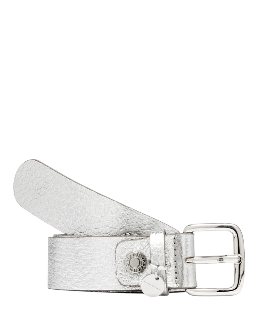 Gianni Chiarini Women's Maxi Grained Leather Belt 3.5 cm