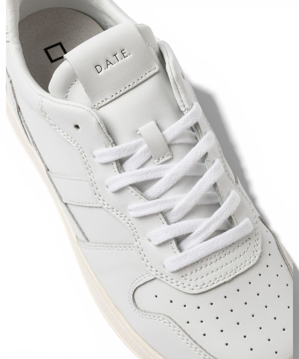 D.A.T.E. Court 2.0 Basic White Sneakers