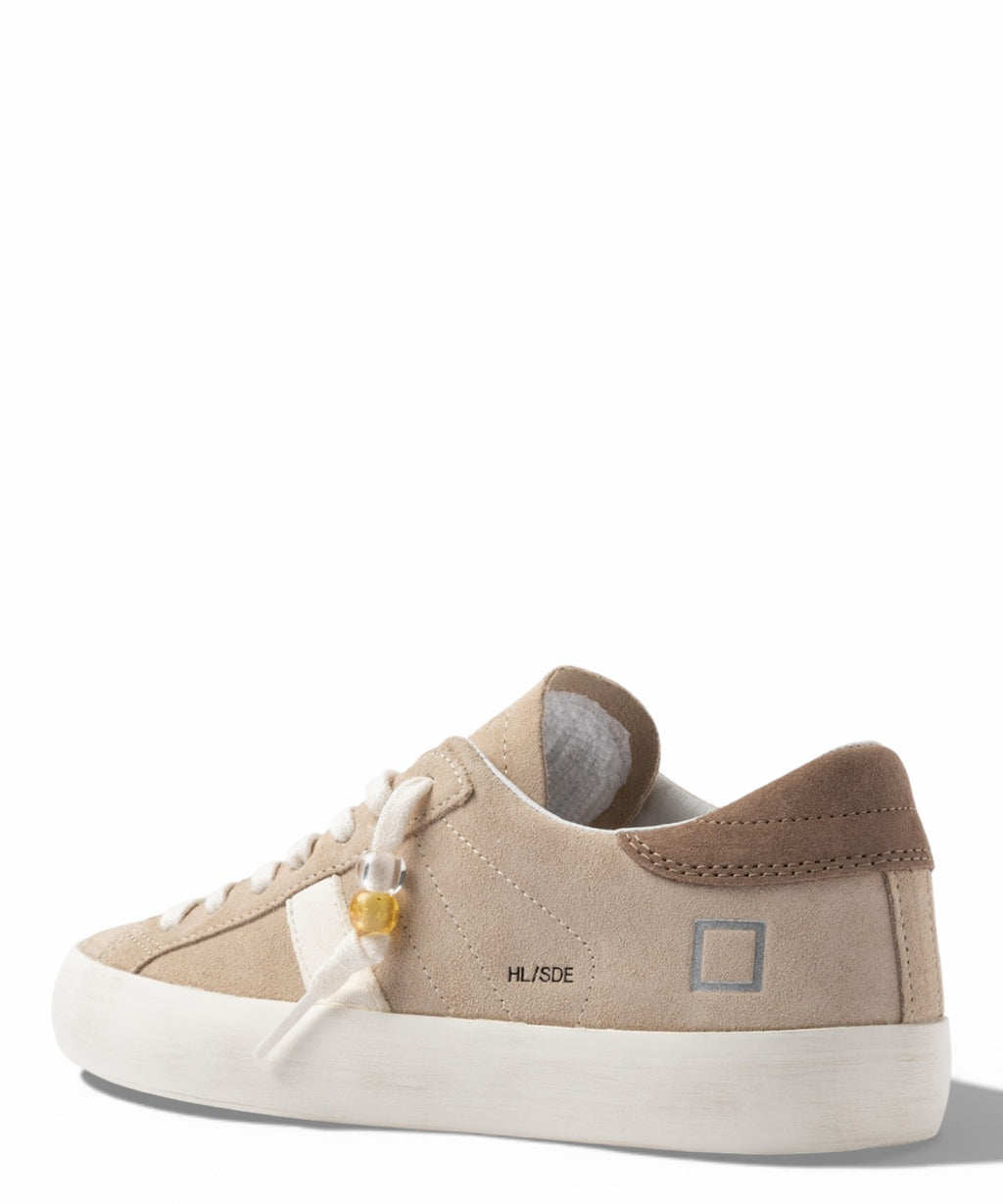 D.A.T.E. Hill Low Suede Beige Sneakers