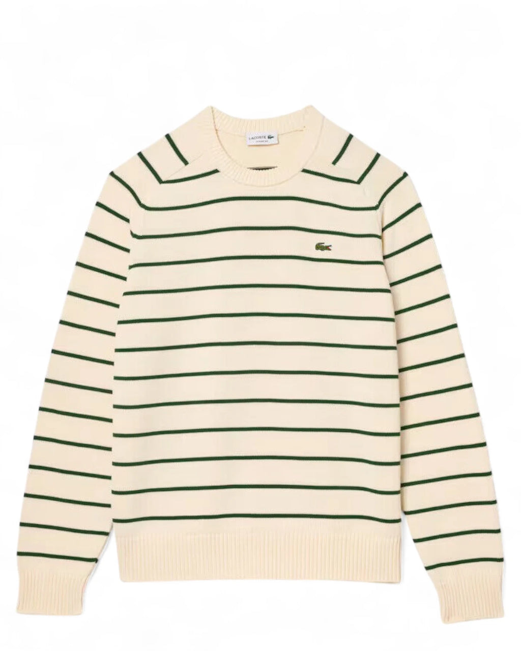 Maglione Girocollo Rigato-LACOSTE-Maglieria-Vittorio Citro Boutique