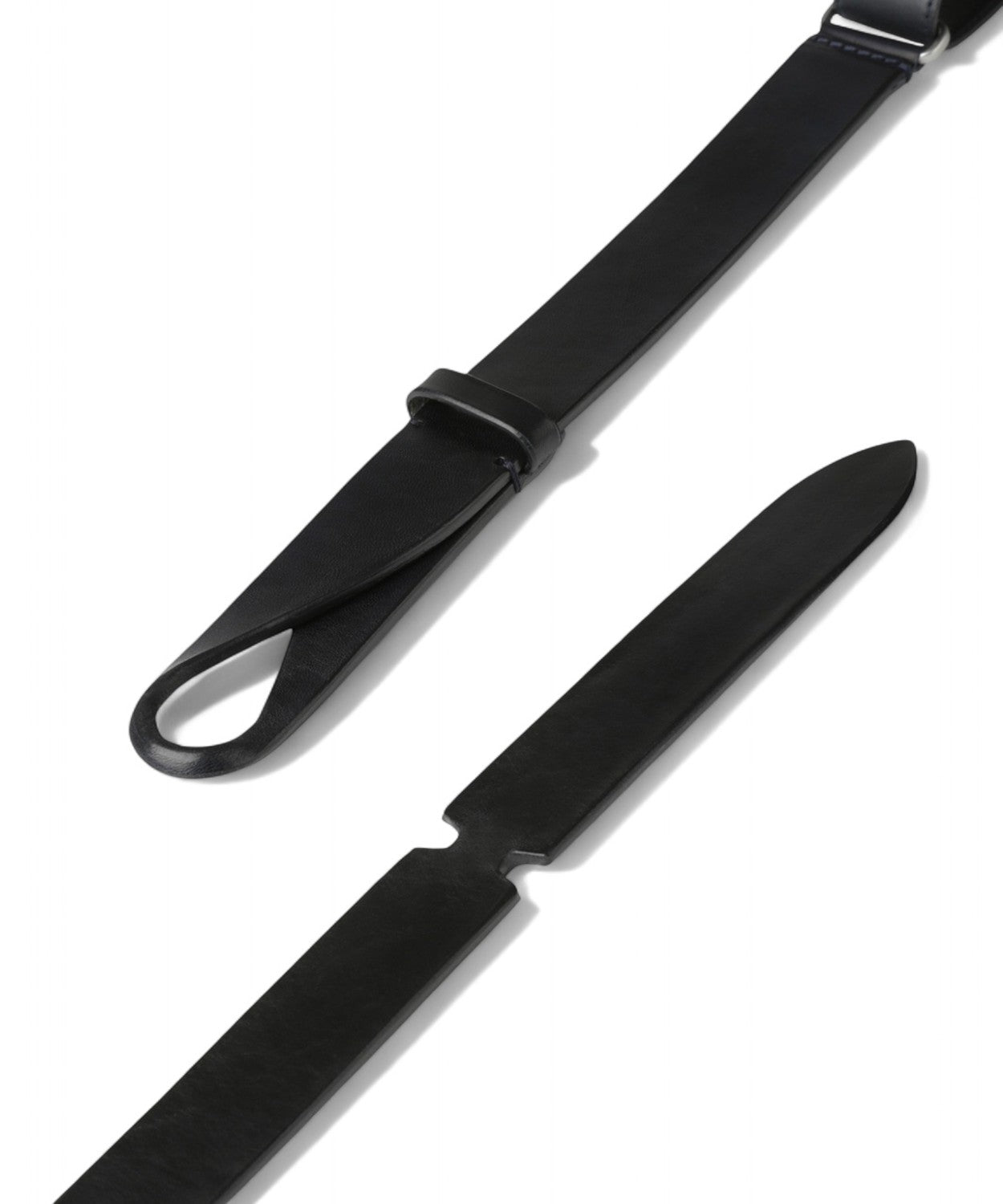 Cintura Nobuckle Bull in Cuoio Senza Fibbia