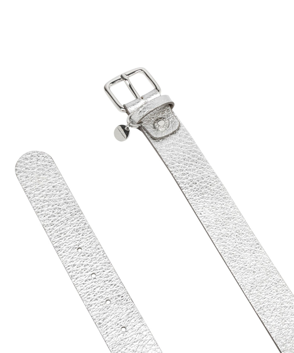 Gianni Chiarini Women's Maxi Grained Leather Belt 3.5 cm