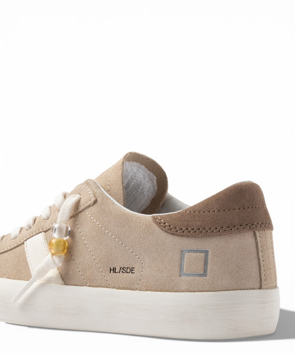 D.A.T.E. Hill Low Suede Beige Sneakers