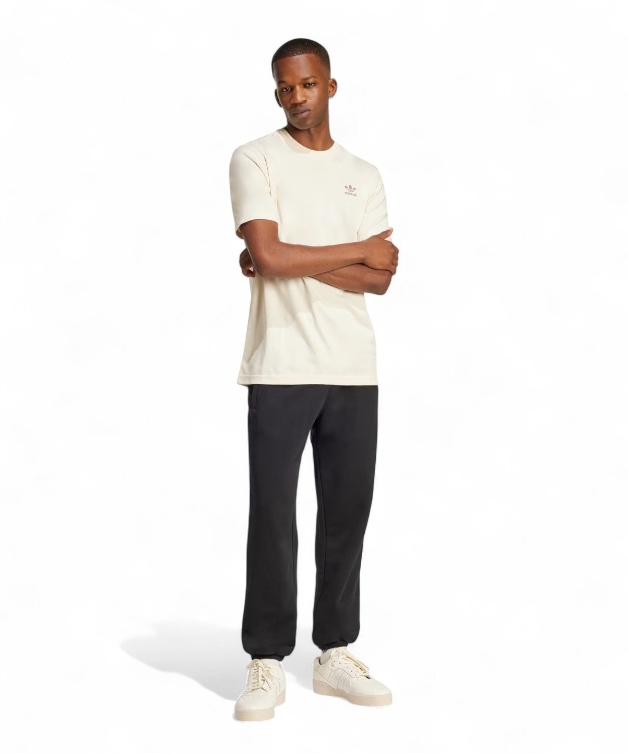 Pantaloni French Terry Slim Fit in Cotone-Tuta-Adidas Originals-Vittorio Citro Boutique