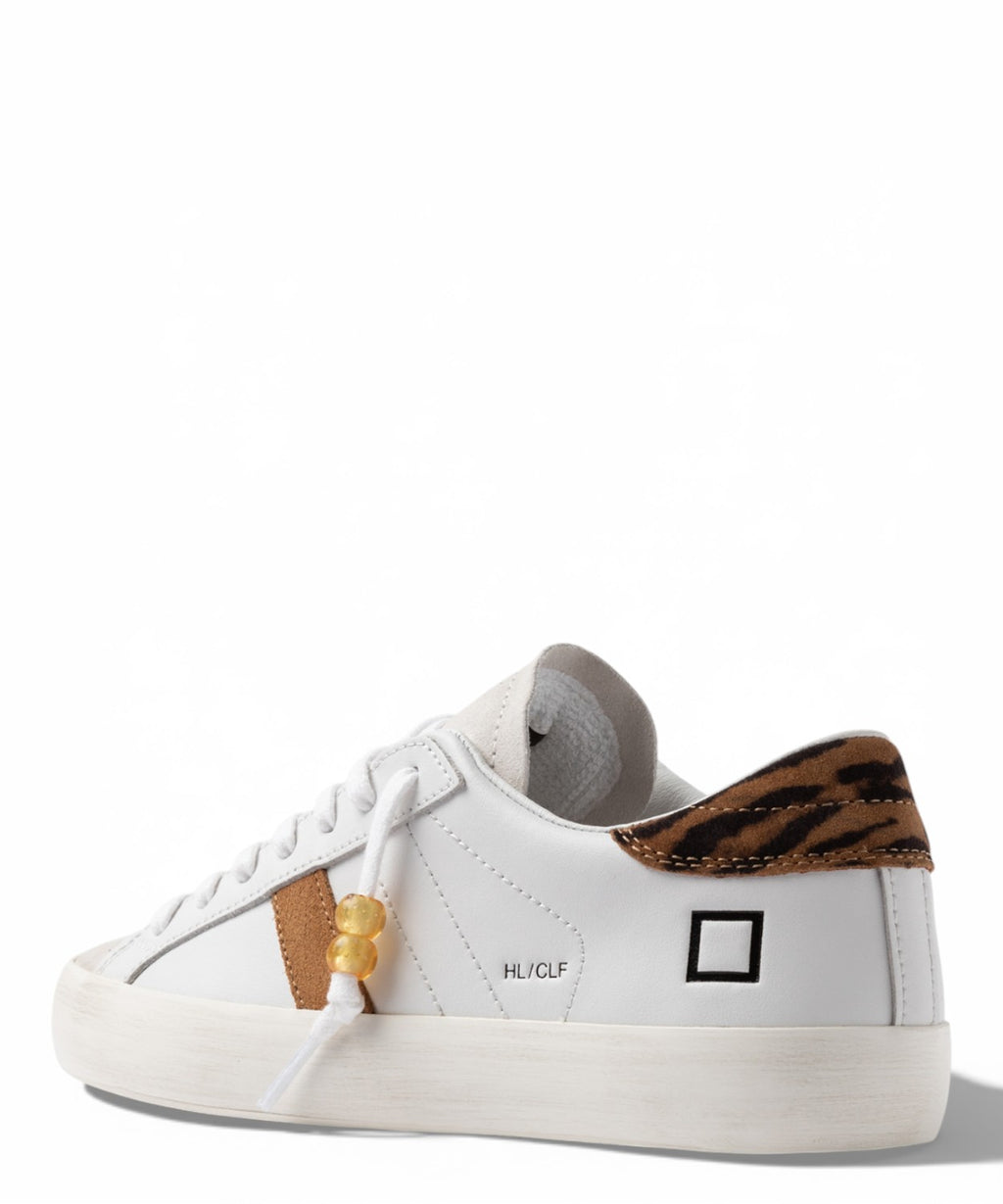 Tenisky D.A.T.E. Hill Low Calf White-Leopard