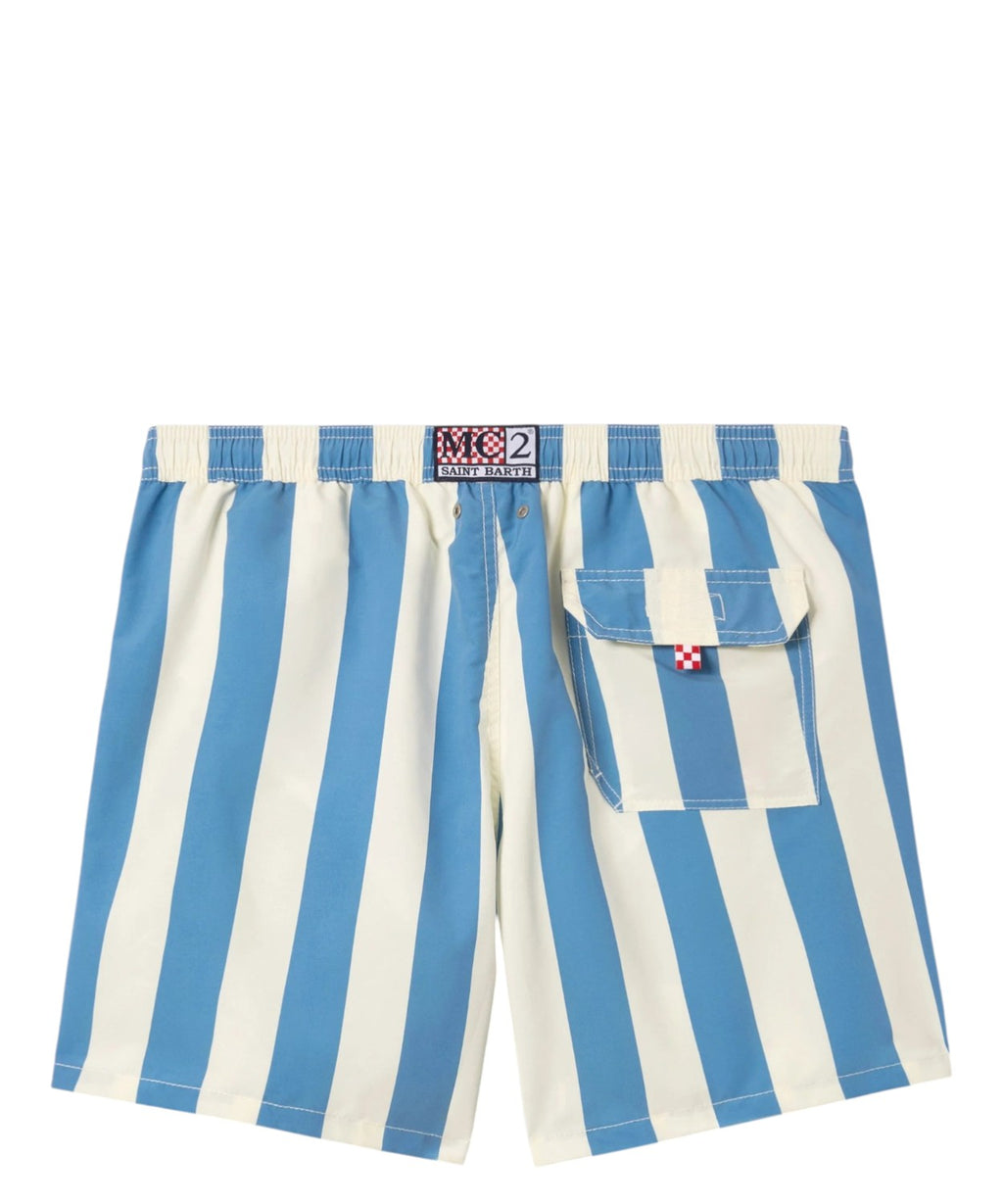 Costume Mare Syros med striber Quick Dry