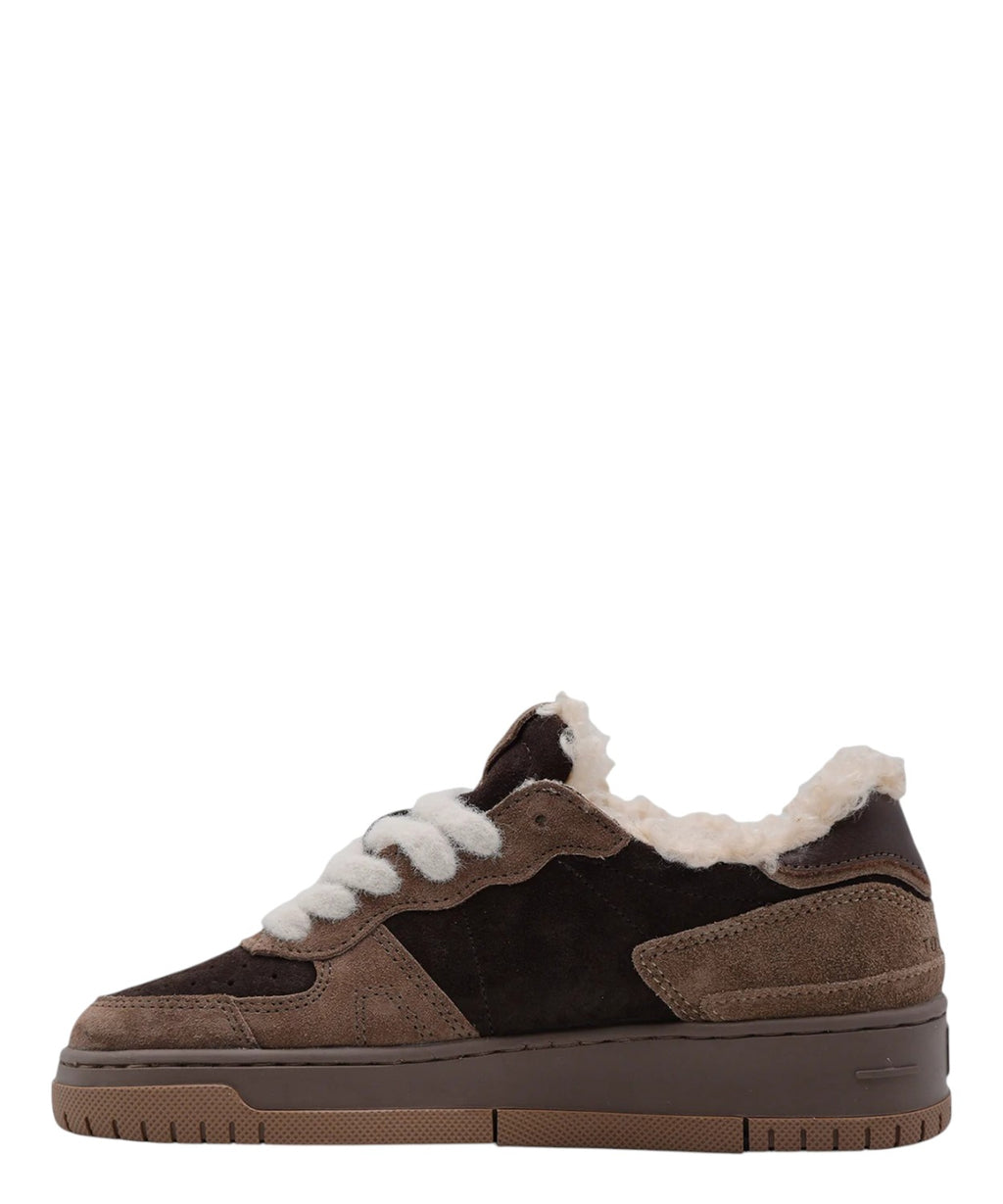 Sneakers Torneo Pure Mono in pelle scamosciata-D.A.T.E.-Sneakers-Vittorio Citro Boutique
