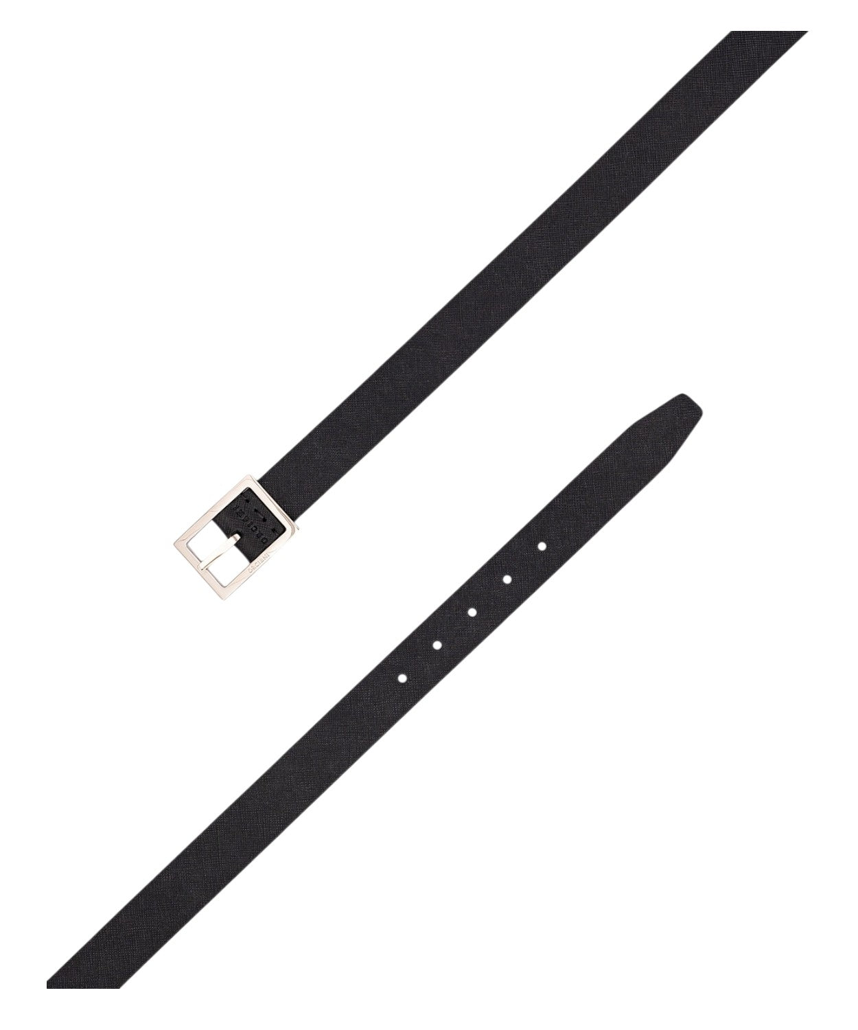 Cintura Reversibile Saffiano Double in Pelle 3 cm