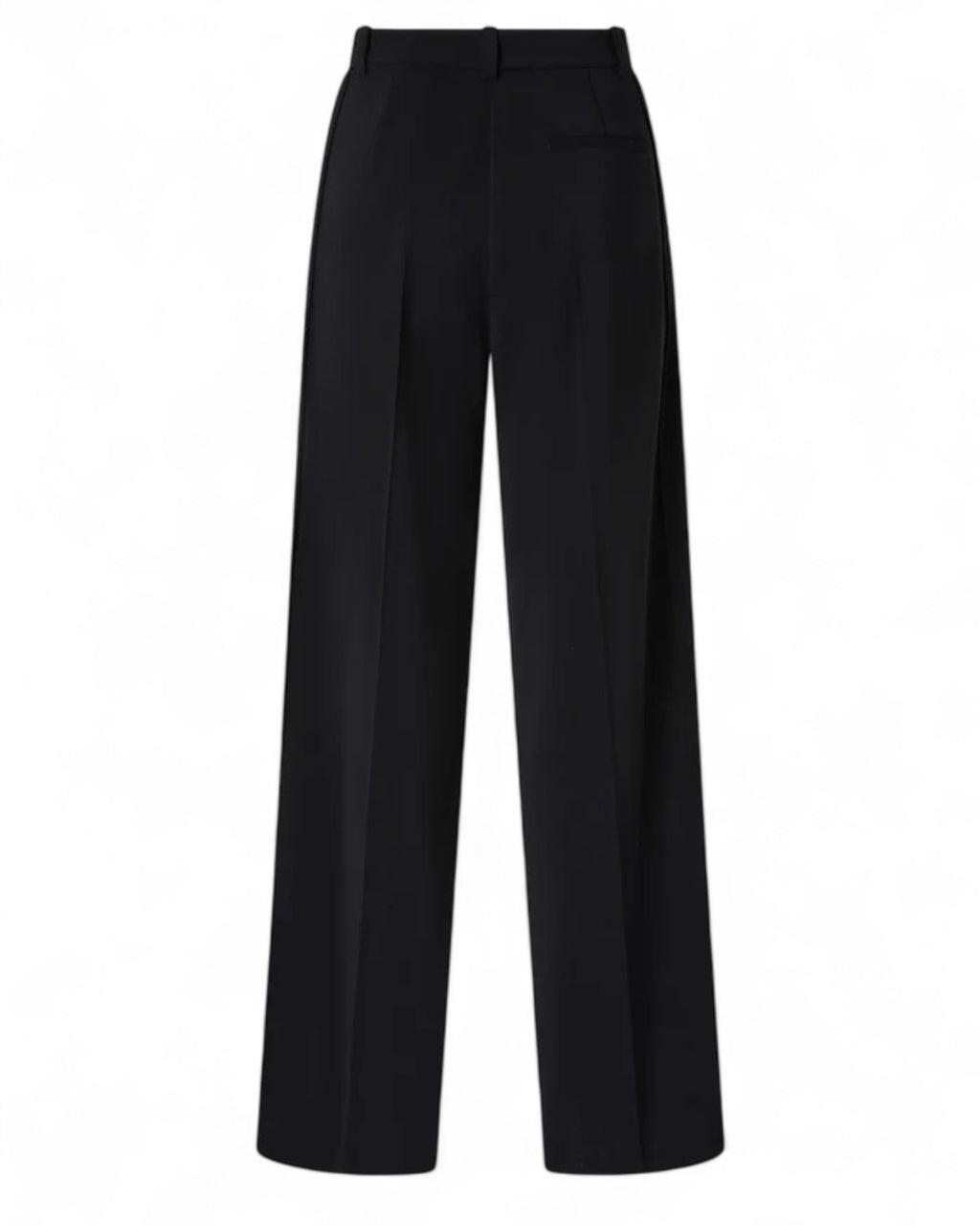 Pantaloni dritti sartoriali in crêpe stretch con piega-Pinko-Pantaloni-Vittorio Citro Boutique