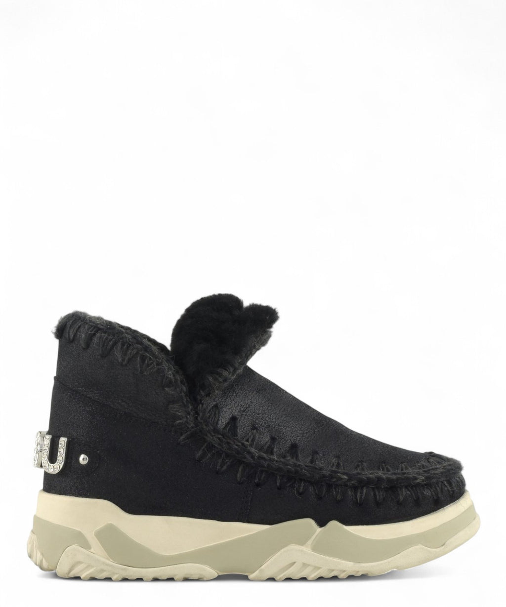 Sneaker Eskimo Trainer Rhinestones Mou-Mou-Stivali-Vittorio Citro Boutique