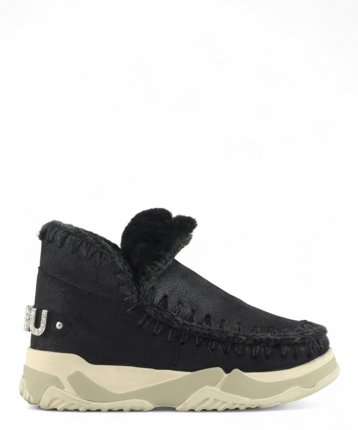 Sneaker Eskimo Trainer Rhinestones Mou-Mou-Stivali-Vittorio Citro Boutique