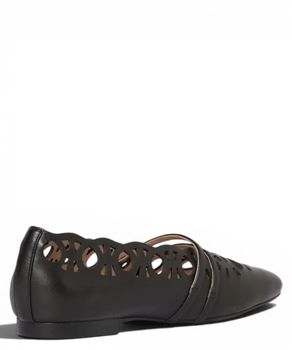 Coccinelle Risako Ballerinas in Perforated Leather