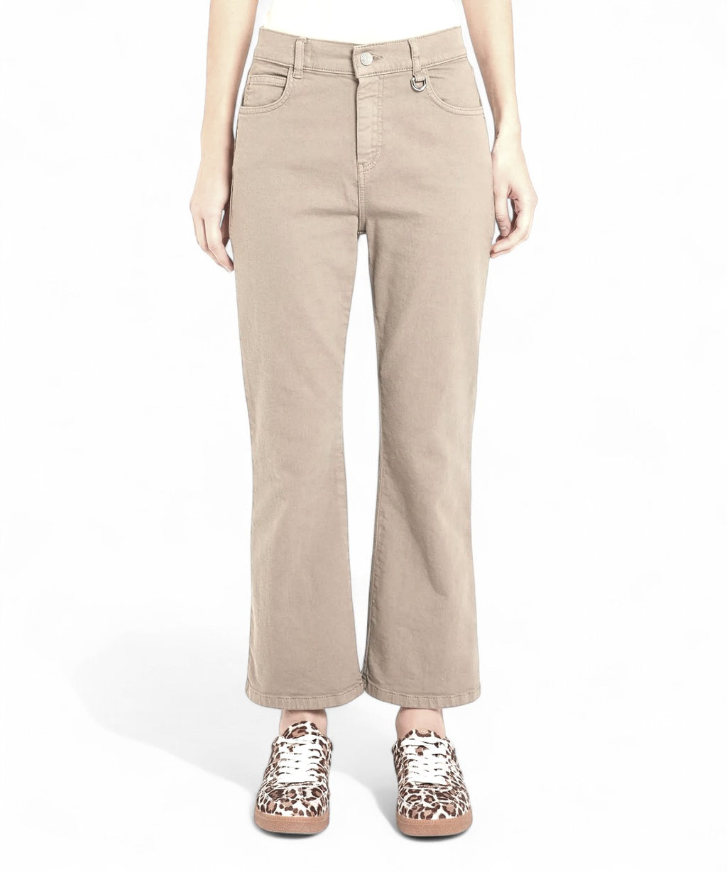 Marella Pantaloni STEFY a Zampa in Cotone Stretch-Marella-Pantaloni-Vittorio Citro Boutique