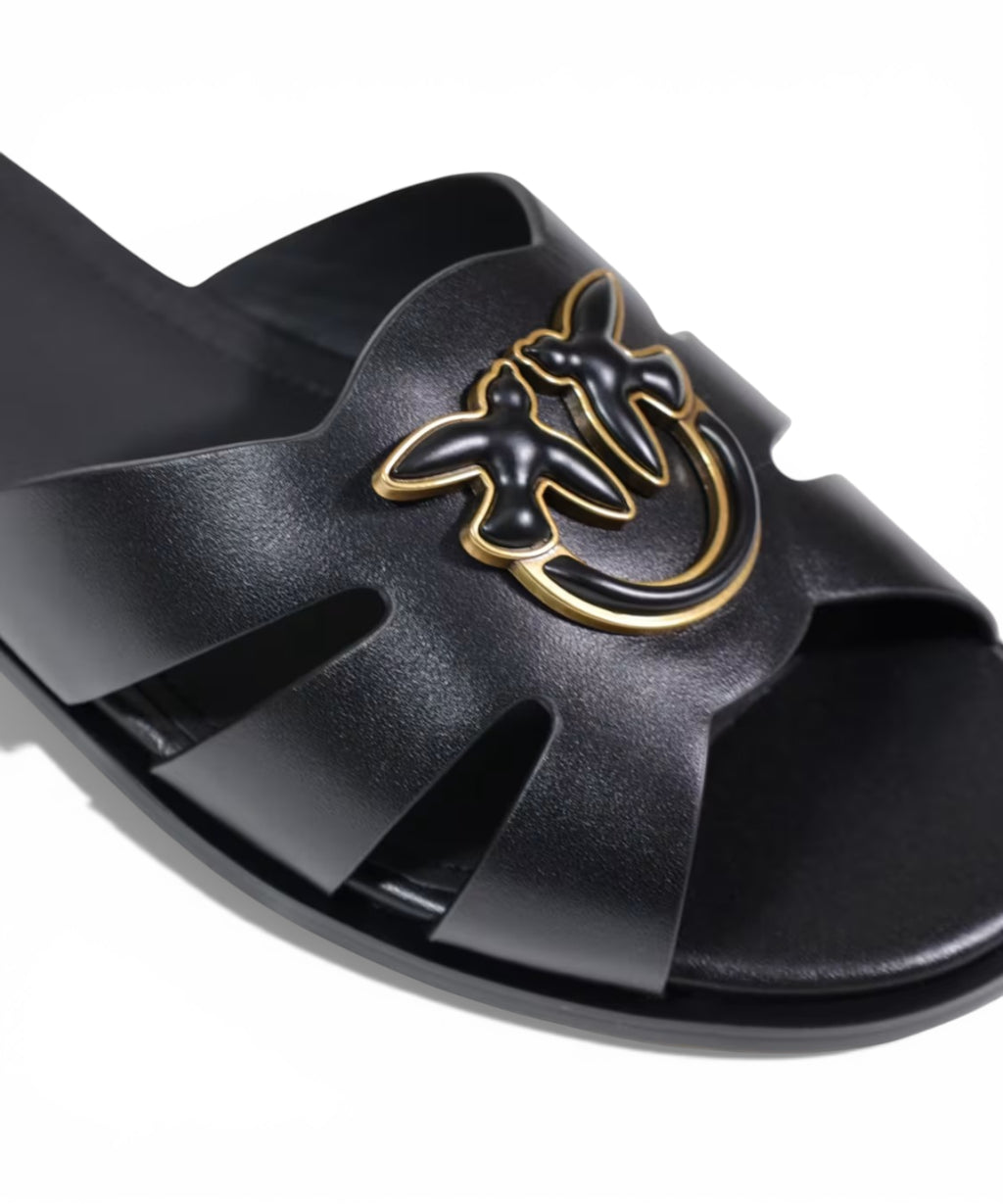 Mules Pinko Milly 04 z kůže