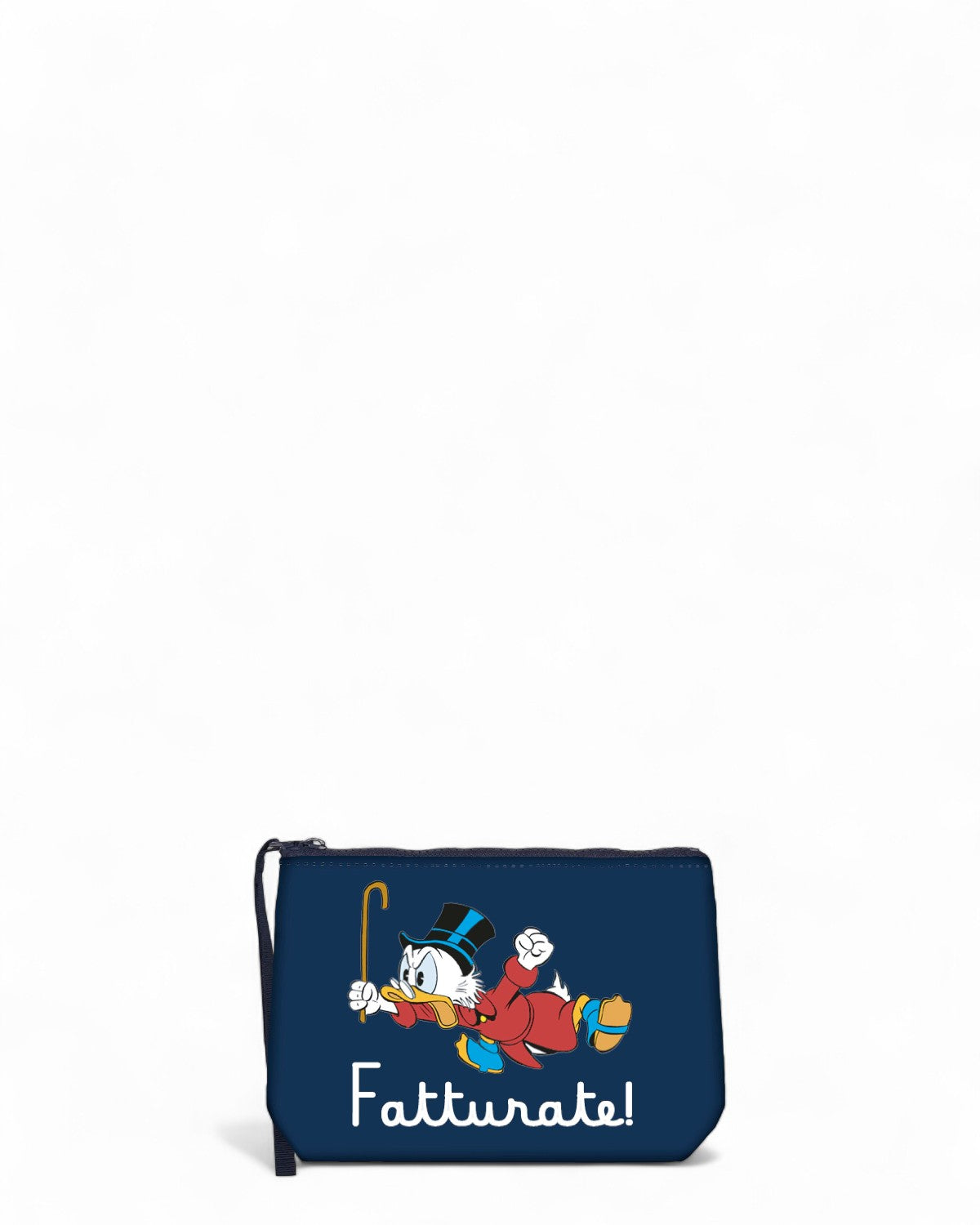 Pochette Aline con stampa logo e zip-Mc2 Saint Barth-Pochette-Vittorio Citro Boutique