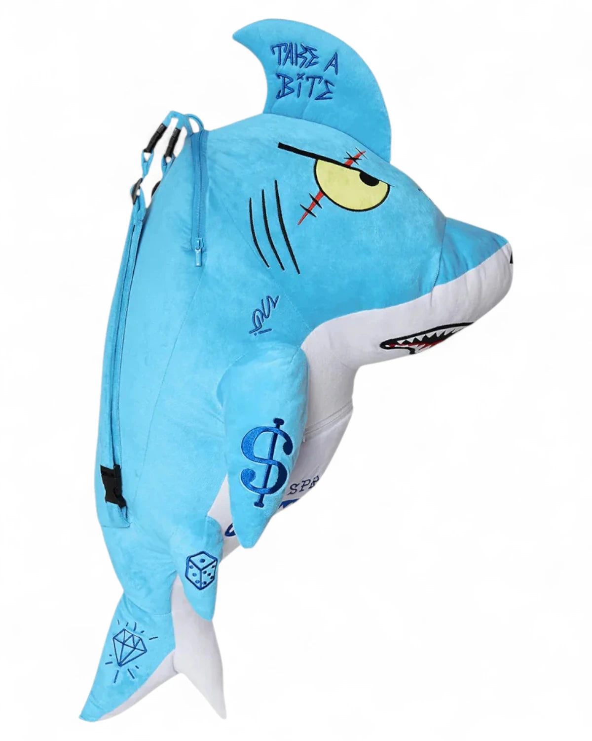Zaino Sprayground Shark Plush-Zaini-Sprayground-Vittorio Citro Boutique