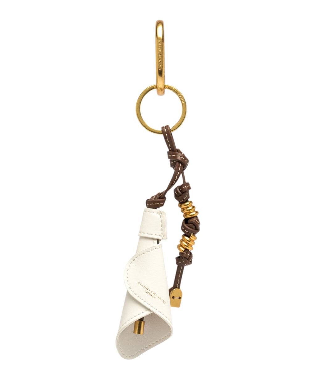 Gianni Chiarini Calla Leather Charm Keyring