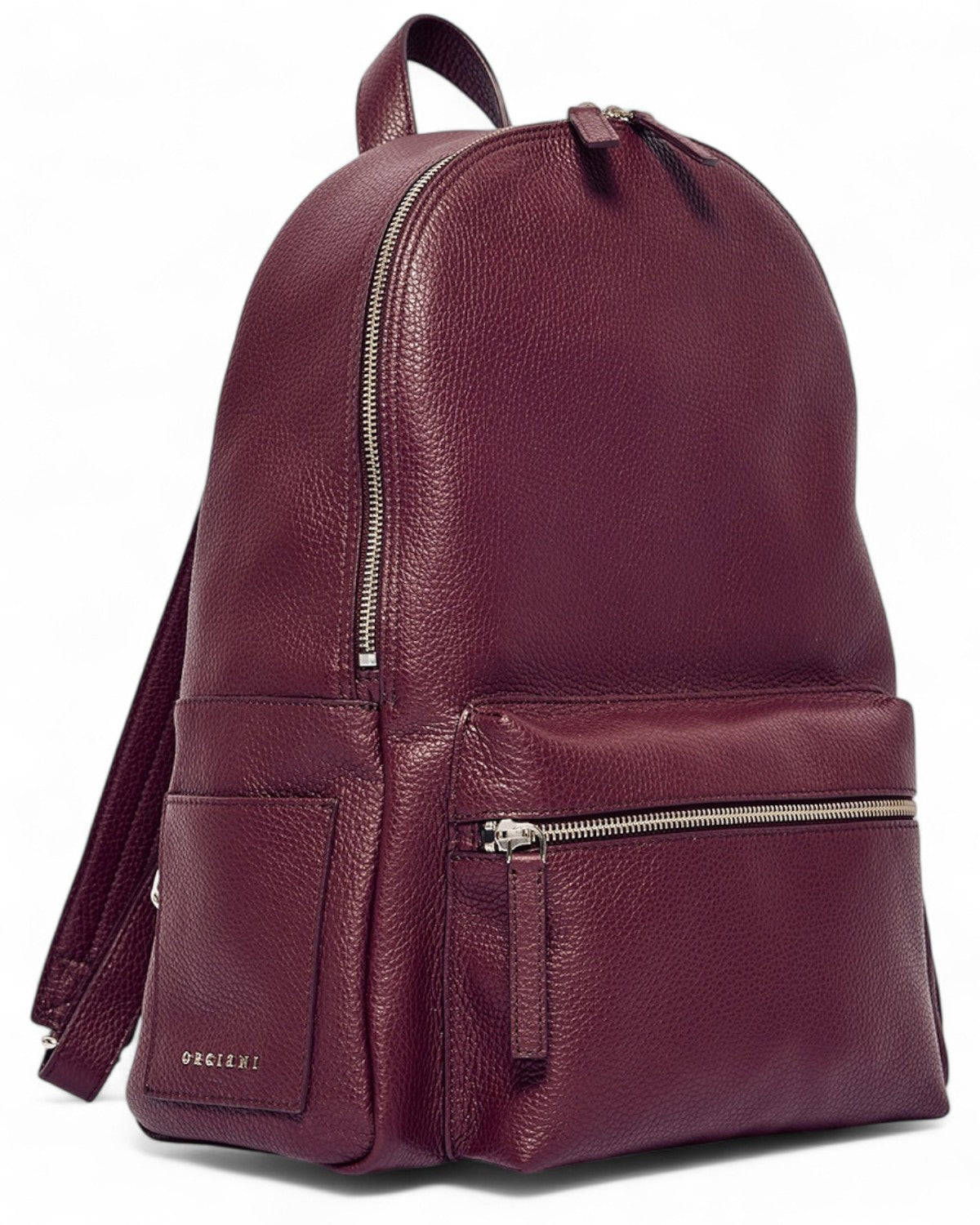 Zaino Laio Micron in Pelle Martellata con Porta Notebook-Zaini-Orciani-Vittorio Citro Boutique