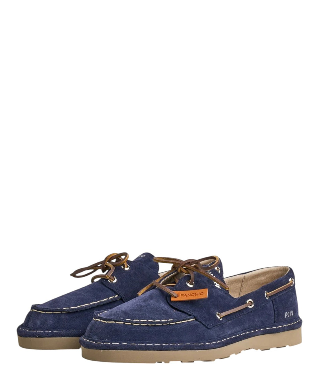 Men's P019 Lace-Up Shoes in Suede