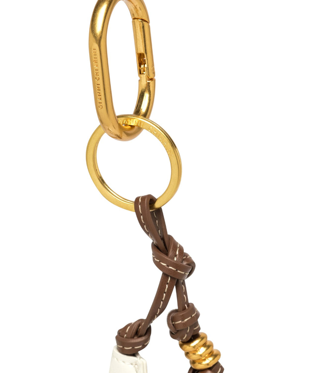 Gianni Chiarini Calla Leather Charm Keyring