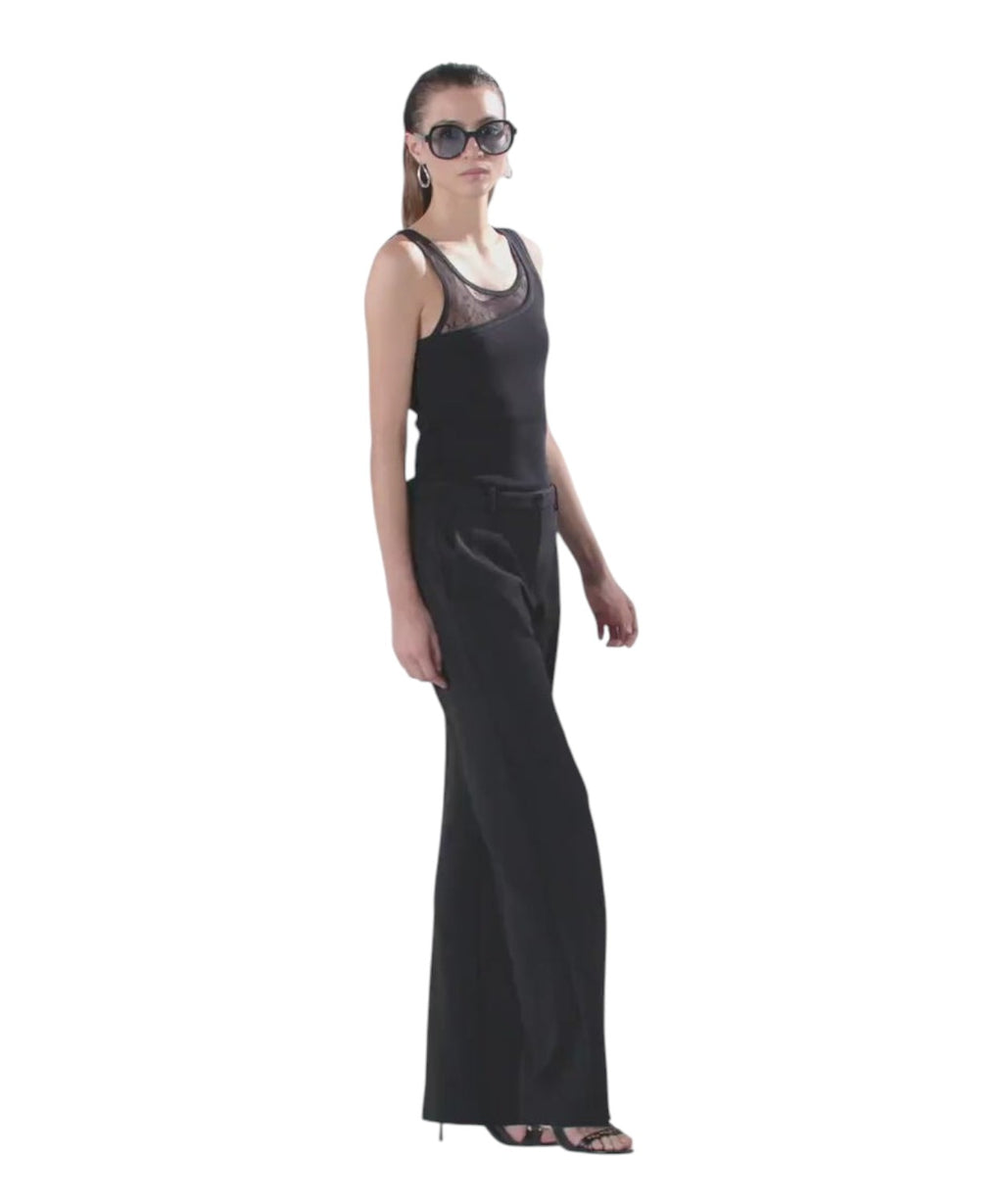 Pinko Eucalipto broek met plooi