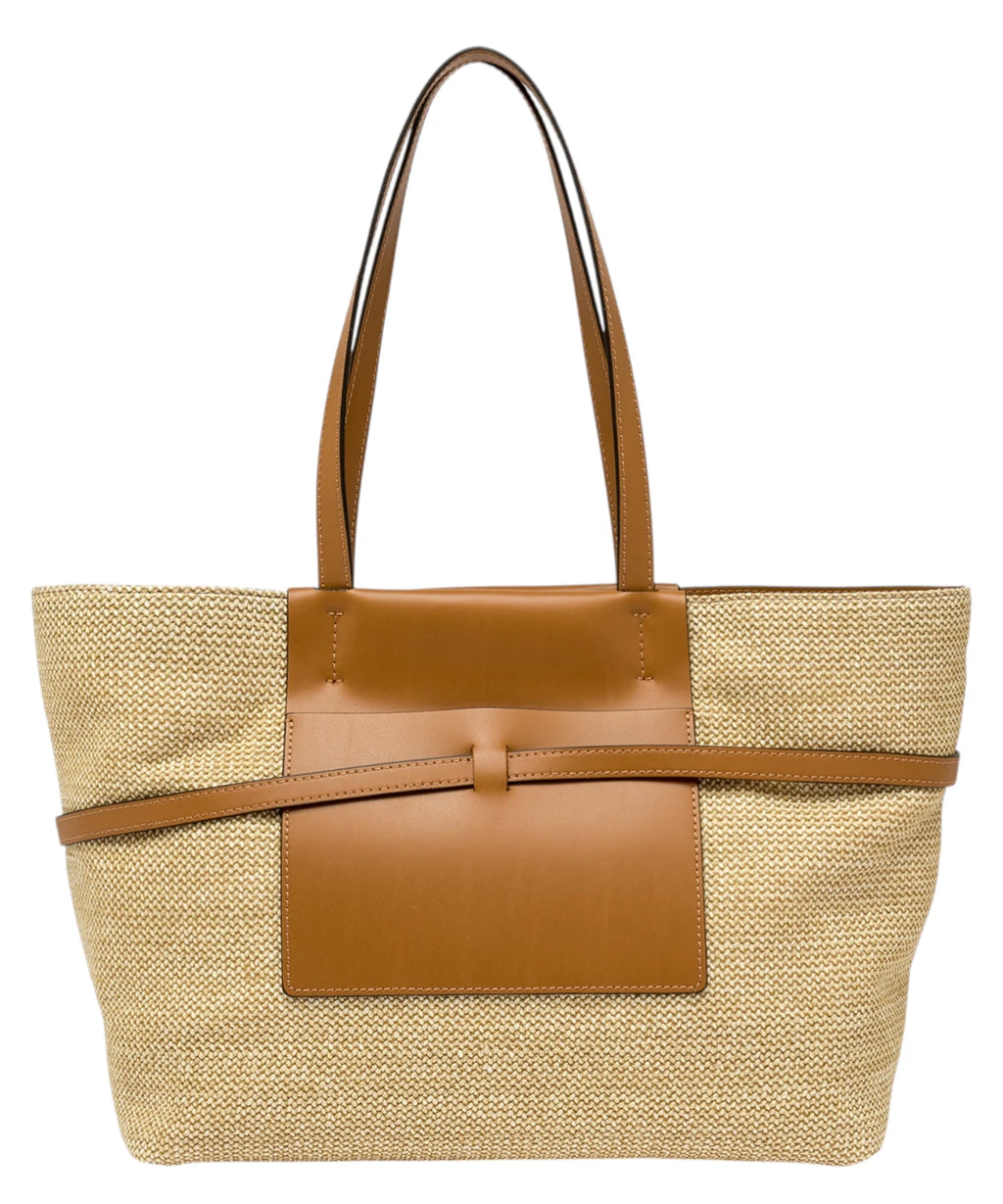 Gianni Chiarini BELTY Straw Shopper Bag