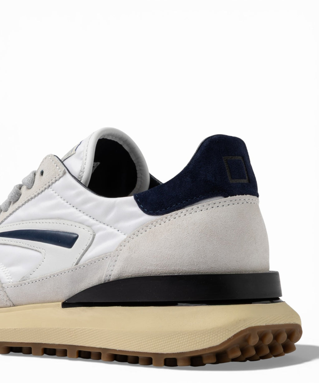 D.A.T.E. Athleta Nylon White Blue Sneakers