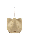 Gianni Chiarini LILY MINI straw shopper bag