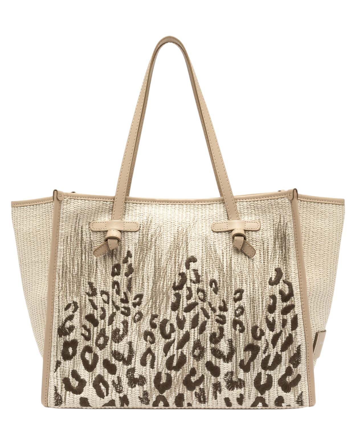 Gianni Chiarini Marcella Bag in Paglia Ricamata