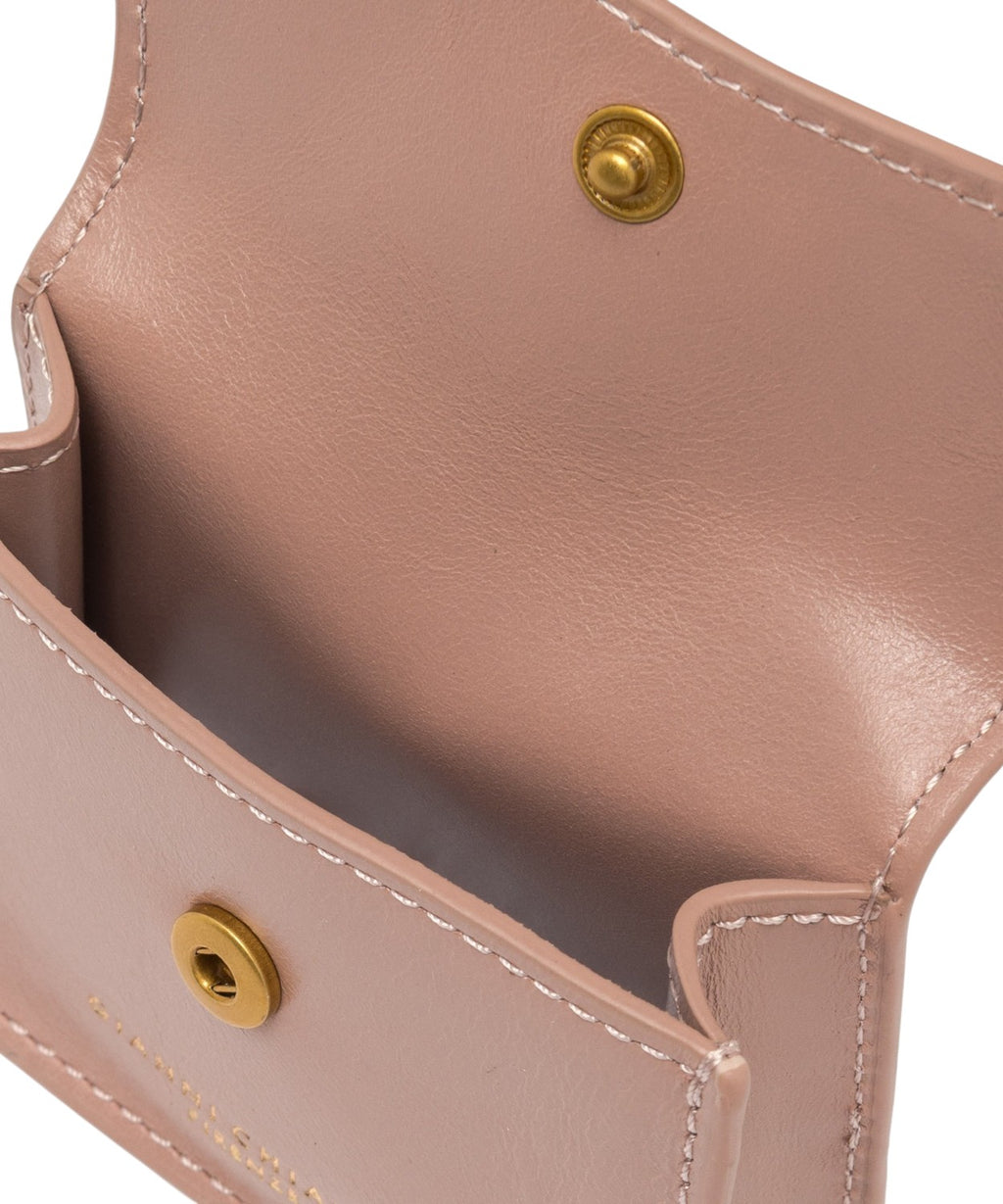 Gianni Chiarini Charm creased leather Airpods holder