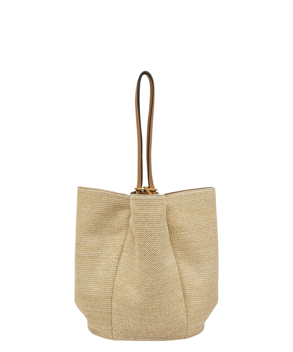 Gianni Chiarini LILY MINI straw shopper bag