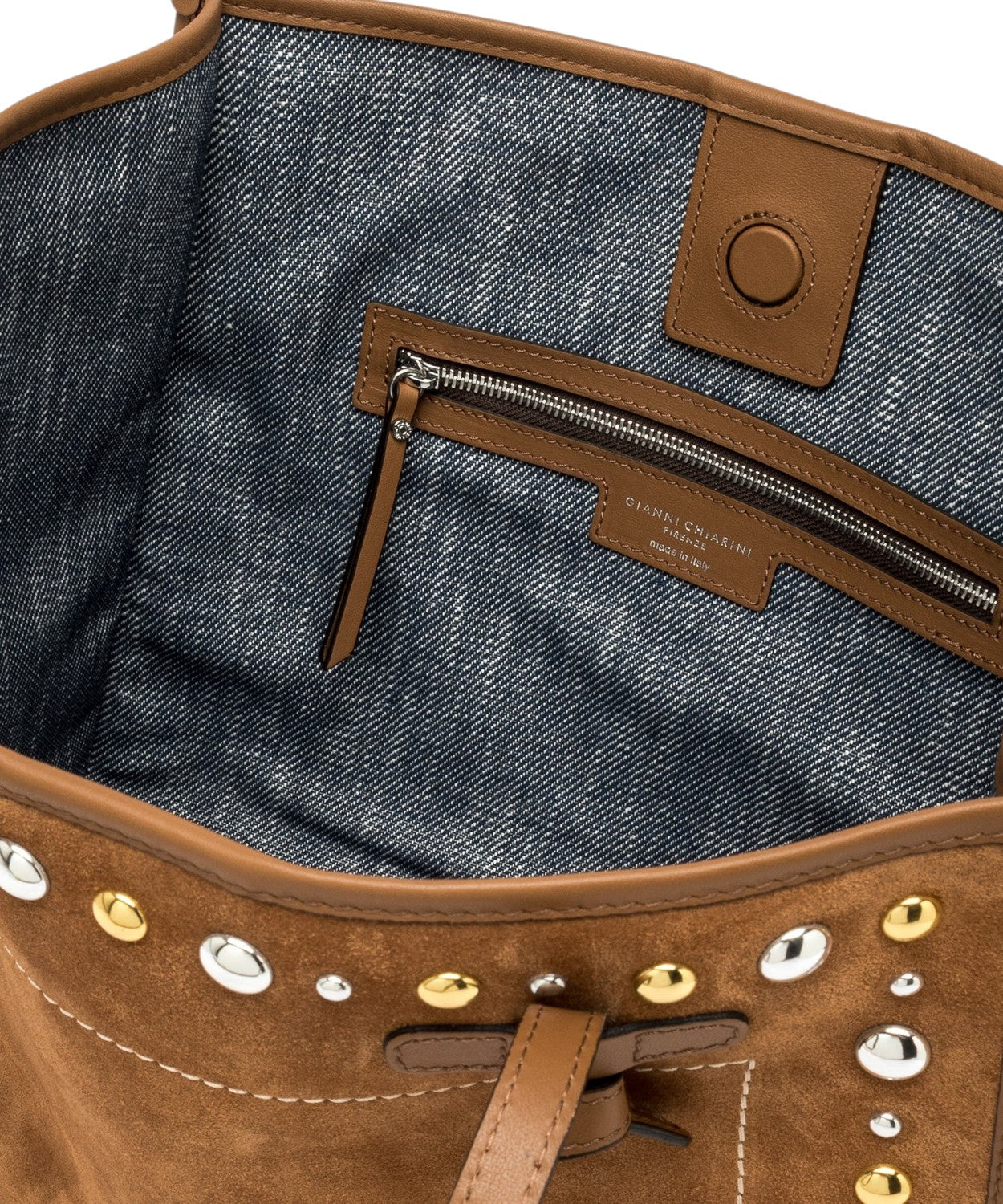 Gianni Chiarini Marcella borchie in pelle scamosciata