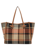 Shopping bag in tessuto tartan-Gianni Chiarini-Borse a spalla-Vittorio Citro Boutique