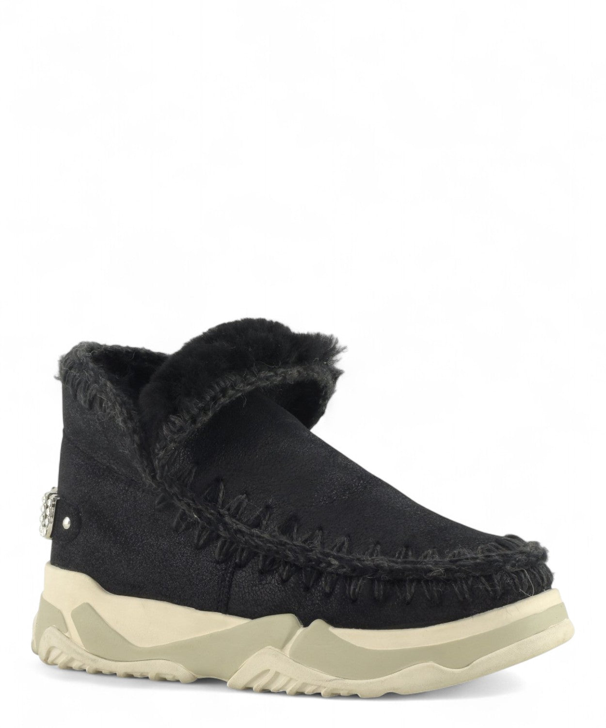 Sneaker Eskimo Trainer Rhinestones Mou-Mou-Stivali-Vittorio Citro Boutique
