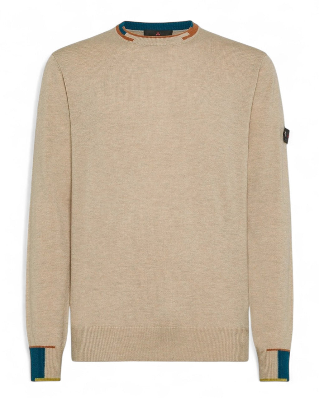 Maglione Marlon 04 in misto lana con dettagli a contrasto-Peuterey-Maglieria-Vittorio Citro Boutique