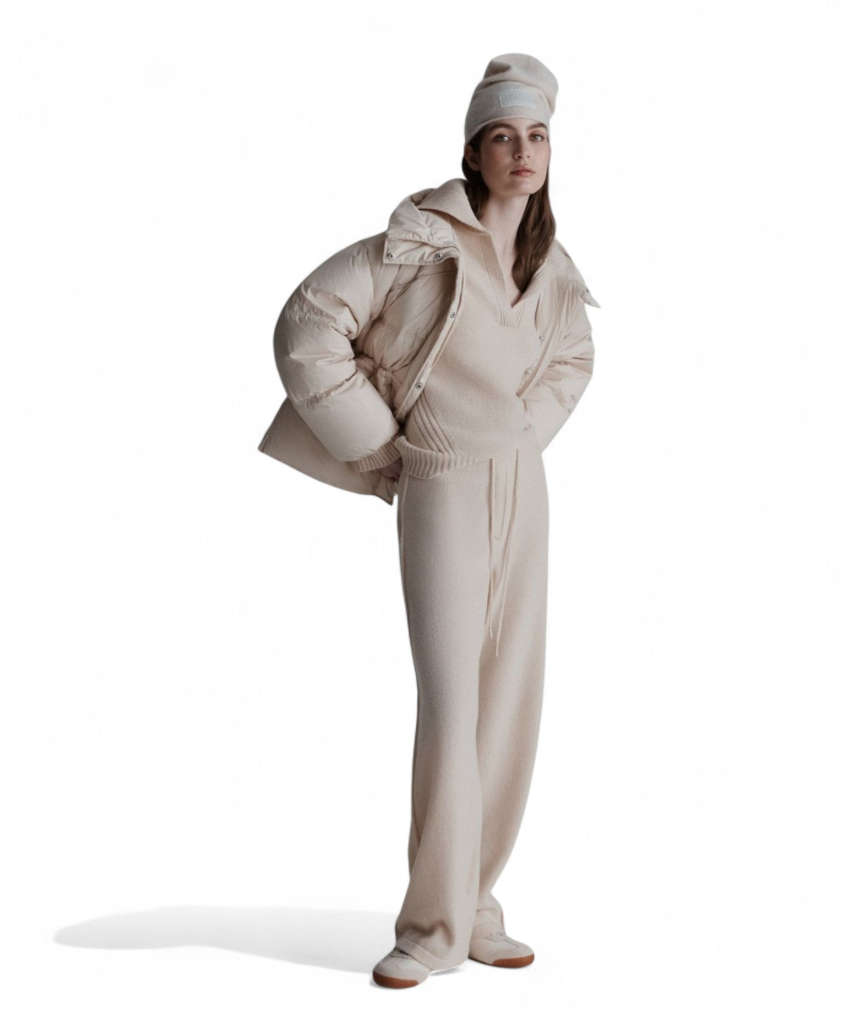 Pantalone Elmetto in pura lana con coulisse-Marella-Pantaloni-Vittorio Citro Boutique