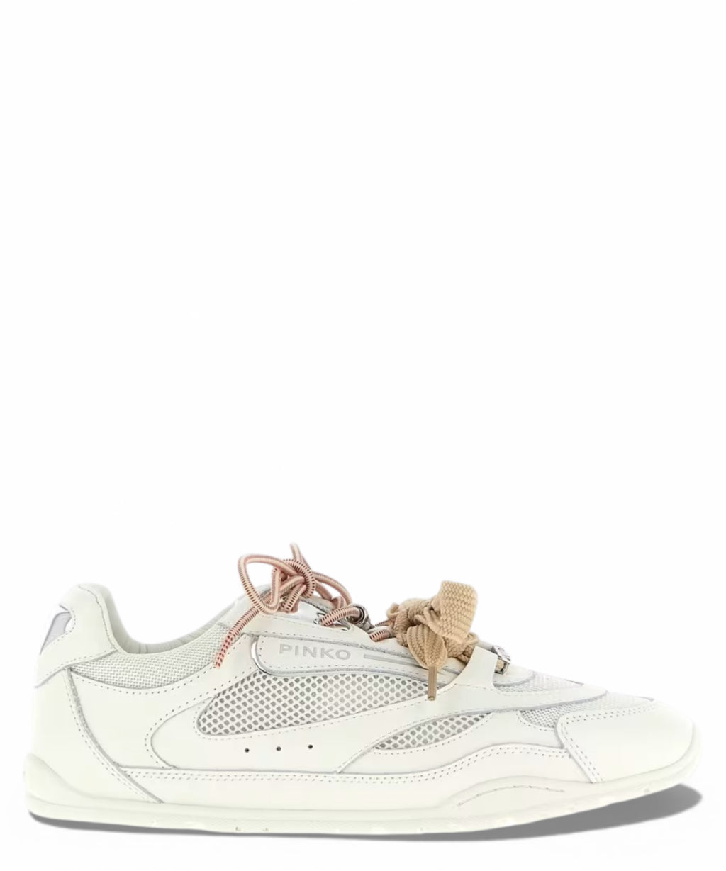 Pinko YULIA 01 sneakers with double laces and appliqués
