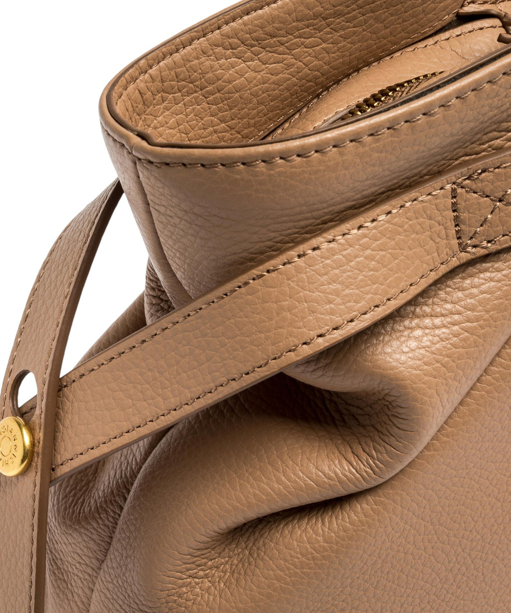 Claudette Hammered Leather Bag