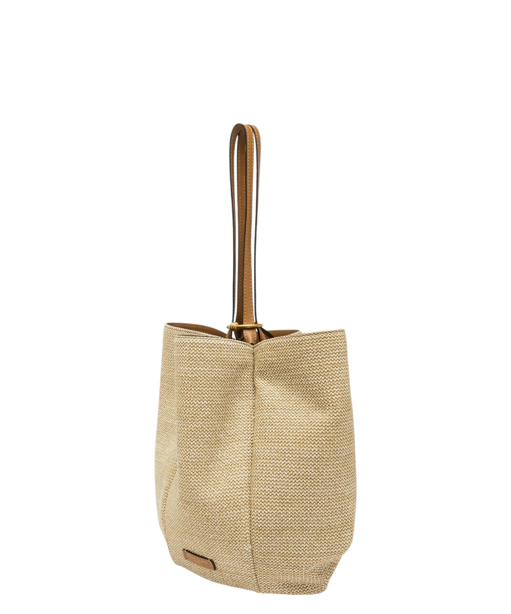 Gianni Chiarini LILY MINI straw shopper bag
