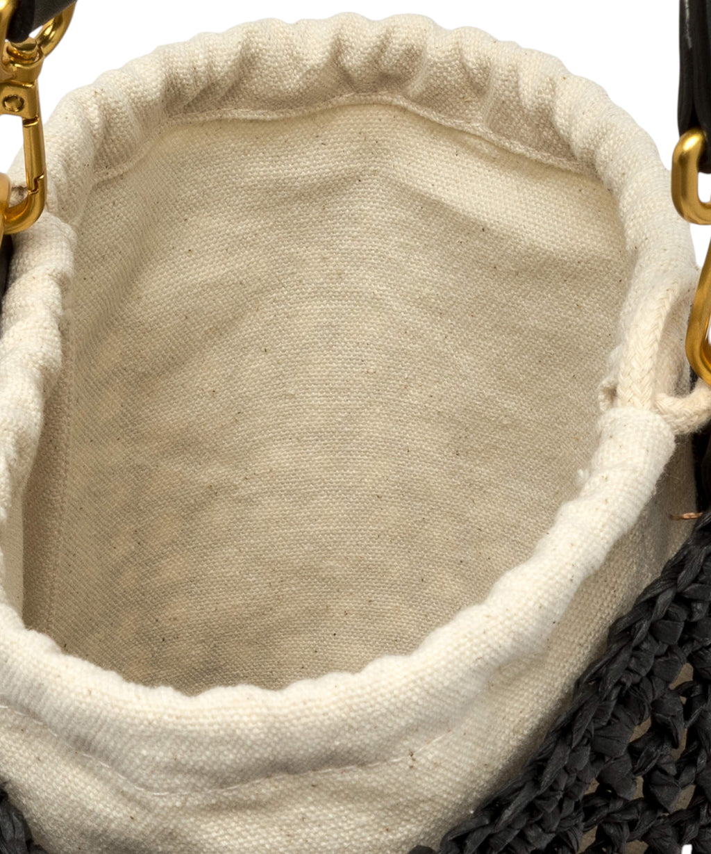Gianni Chiarini Nefeli Crochet Straw Bucket Bag