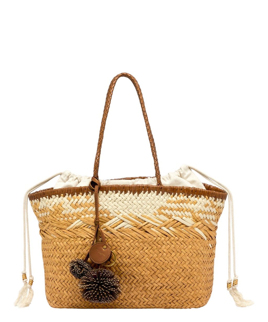 Gianni Chiarini Paloma Woven Straw Bag